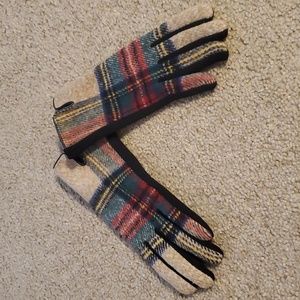 Flannel driving gloves